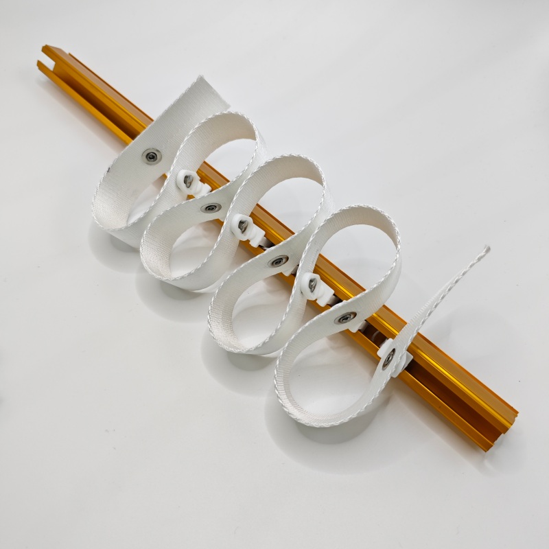 Silent Snake-shaped Belt Curtain Rail Set Smooth Noiseless Gliding Effortless Operation