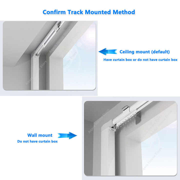 The motorized curtain track system works with Duya’s Tuya and the smart motor of the smart curtain household metal material