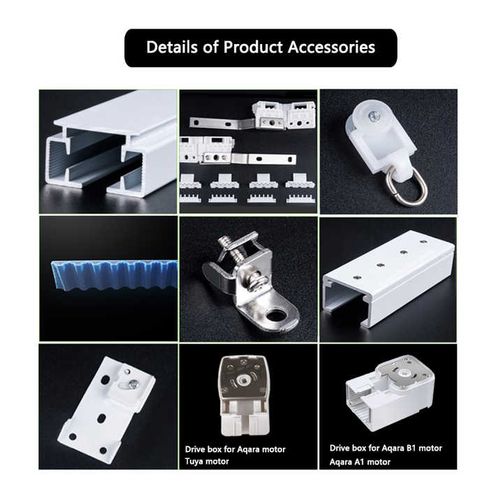 The motorized curtain track system works with Duya’s Tuya and the smart motor of the smart curtain household metal material