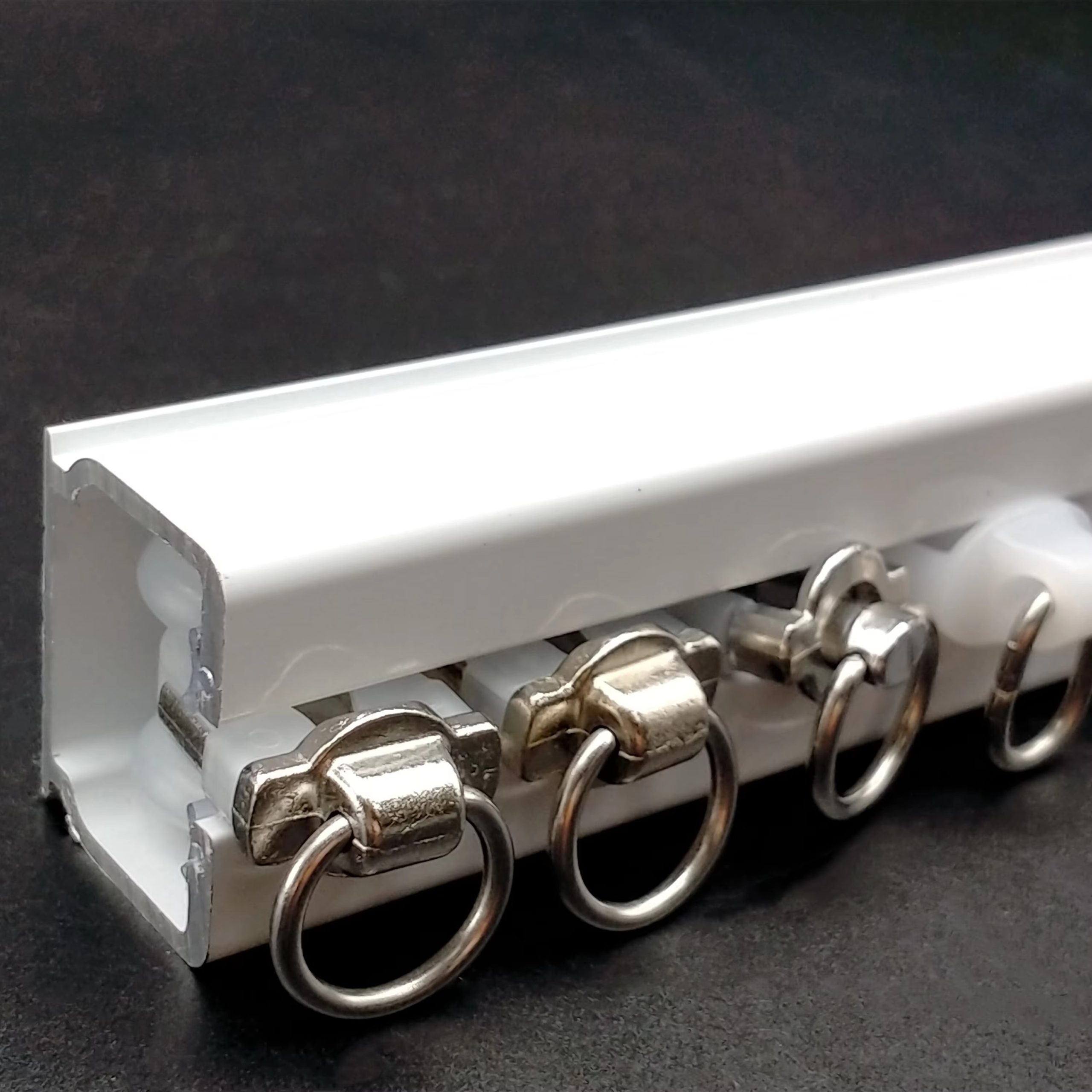 Hot Selling Modern White Quadrant Rail Curtain Track Pole Thickened Aluminum Alloy Rod, With Home or Office Accessories