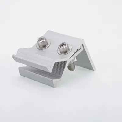 Solar Roof Clamp High – Strength Aluminum Solar Panel Mounting Clamp with Slotted Adjustment Hole