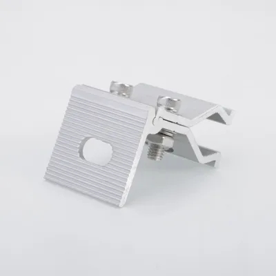 Solar Roof Clamp High – Strength Aluminum Solar Panel Mounting Clamp with Slotted Adjustment Hole