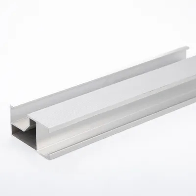 Textured – Surface Aluminum Alloy U – Channel Profile for Structural Framing Solar Mounting Rail