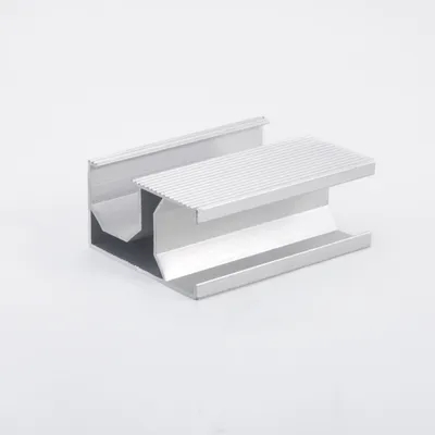 Textured – Surface Aluminum Alloy U – Channel Profile for Structural Framing Solar Mounting Rail