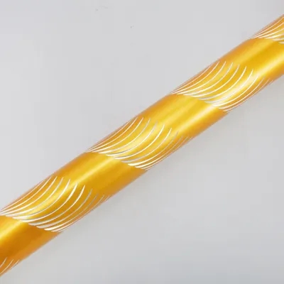 Aluminium Curtain Pipe Metal Curtain Rod Gold 6 Meter 28mm Diameter Pole